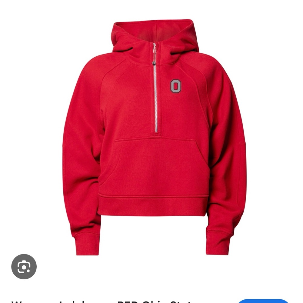 Lululemon Athletica Red Zip-Up Hoodie